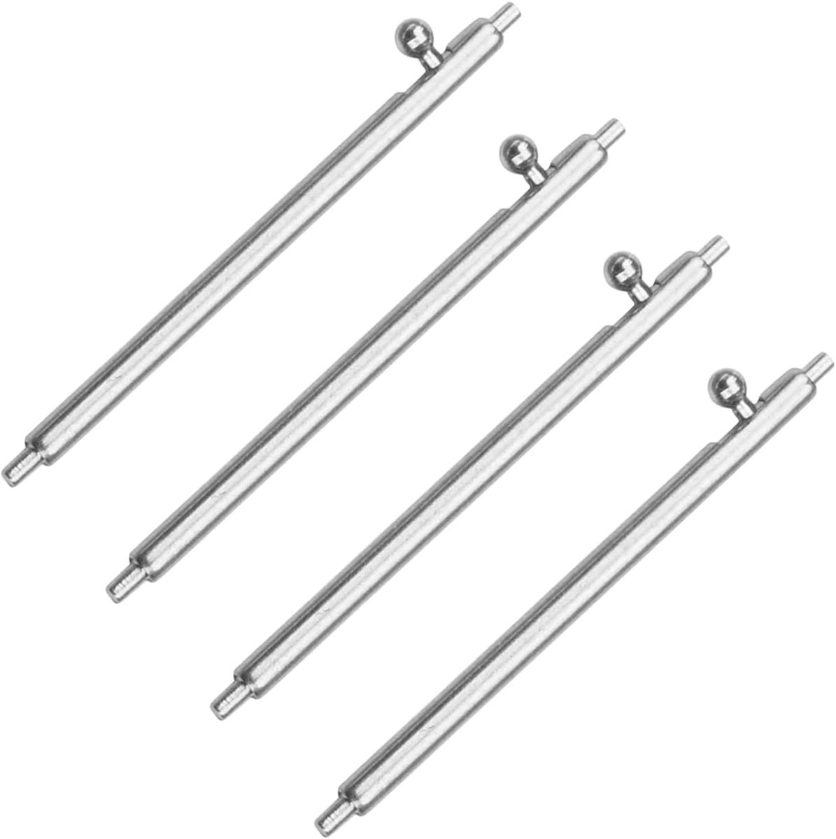 Dailygoods- Horlogebandpennen Premium - Roestvrij Stalen Veerpennen - Quick Release - 4 Stuks - 20 mm - Schokbestendig en Eenvoudig te Installeren - H