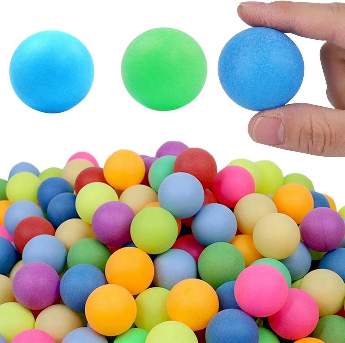 Tafeltennisballen voor training en plezier, set van 12 pingpongballen voor wedstrijden en recreatief gebruik