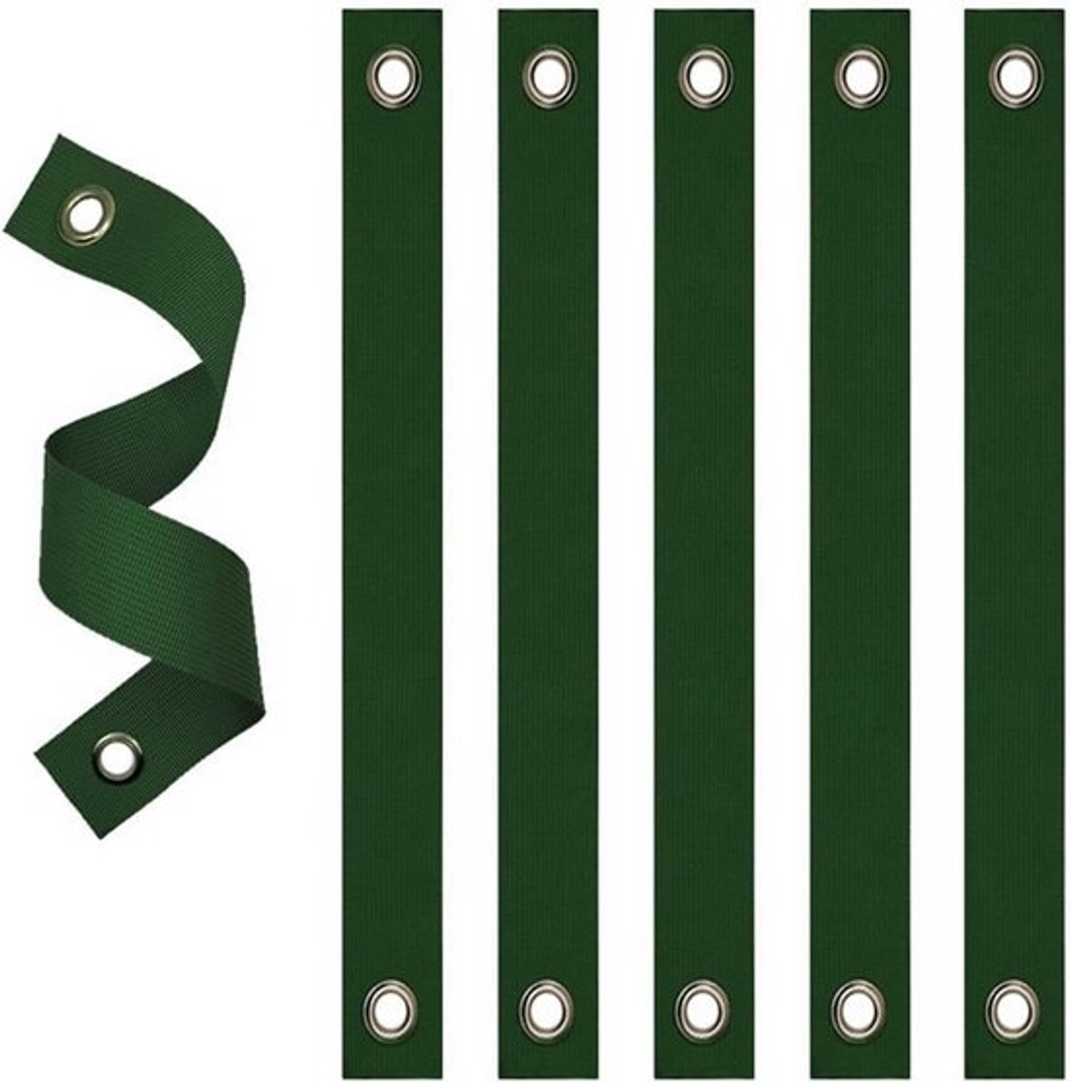 Boomriemen - Plantbanden - Bomen Zekeren - Schadevrij Bevestigen - 6 Stuks - Zwart
