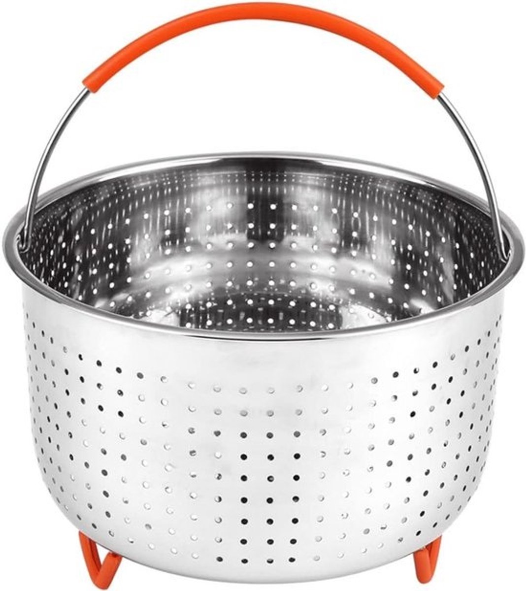 Stoommand - Rijstkoker accessoire - Gezond koken - Roestvrij staal - 3 liter - Zilver