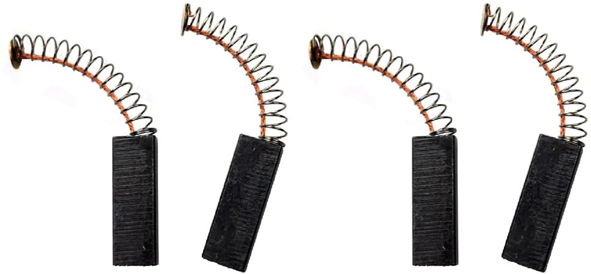 Koolborstels voor elektrische motoren, 2 paar stofzuiger koolborstel vervanging elektrische motorborstels reparatiedeel, 6,3 x 11 x 32 mm