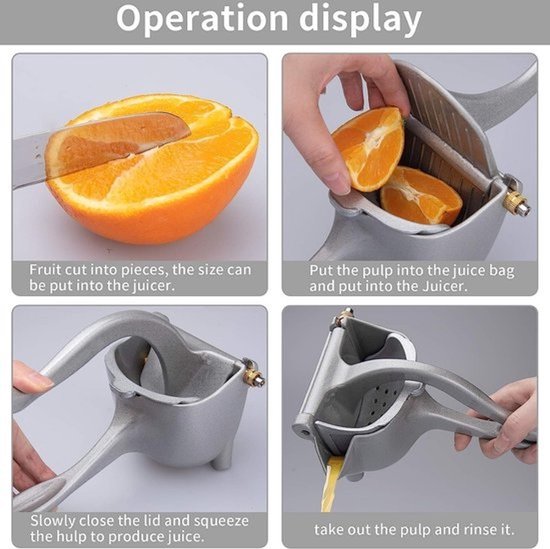 Handmatige Citruspers voor Citroen en Sinaasappel - Sapcentrifuge — afbeelding 3