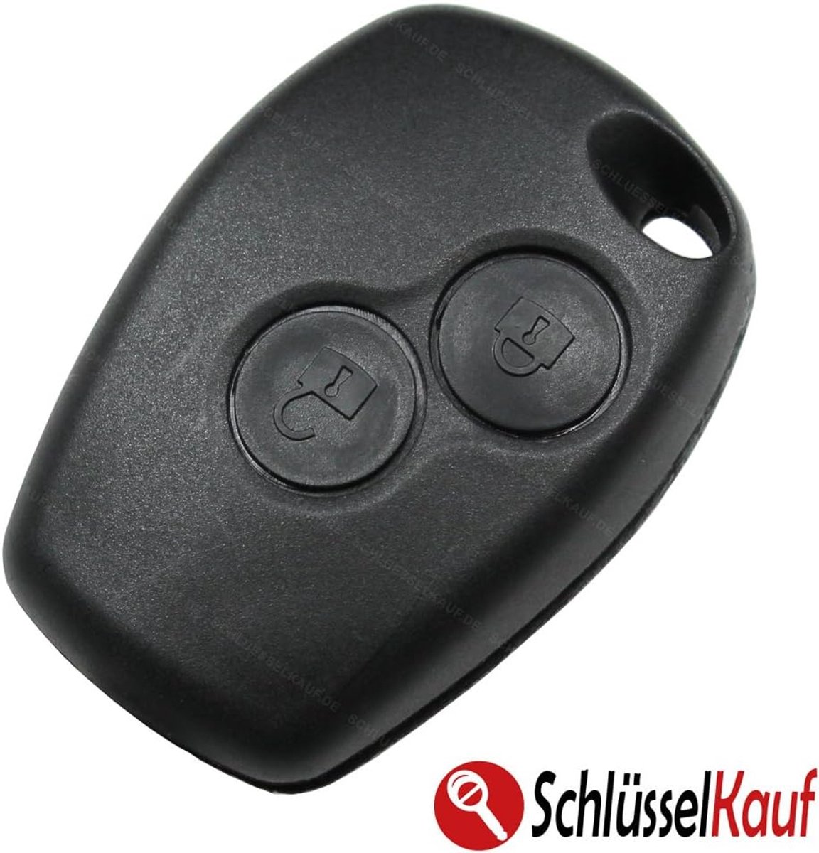 Autosleutelreparatieset met 2 knoppen, compatibel met Renault Twingo Clio Kangoo Wind Modus Master Dacia Sandero Duster Logan Lodgy Dokker Opel Movano Vivaro