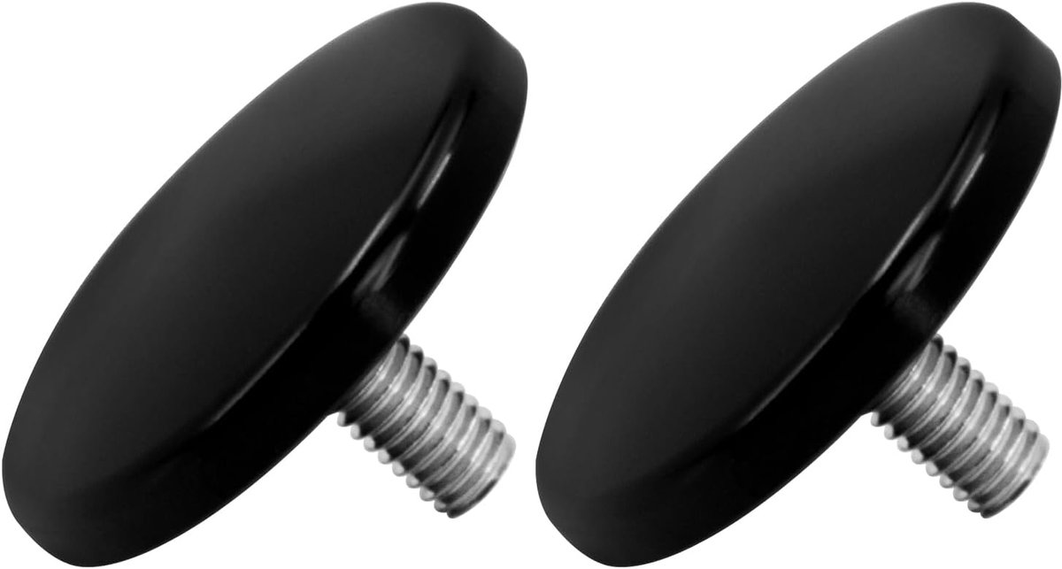 Inner Fairing Mirror Hole Plugs Montagegatenpluggen Geschikt voor Harley Batwing Street Glide Electra Glide Tri Glide 1996-2016 Zwart