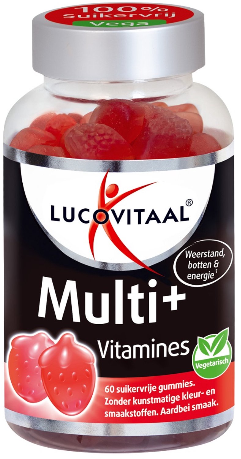 Lucovitaal Multi+ Vitamines Gummies Suikervrij