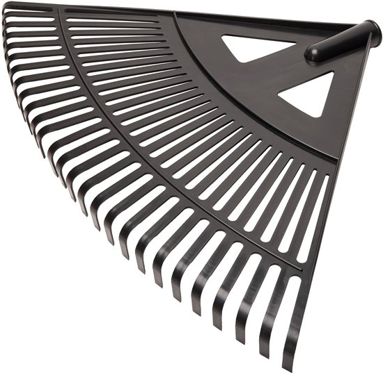Garronda 580 x 405 mm 27 Tanden Gazonhark Bladhark Tuinhark Zwart GD-0259 — afbeelding 2