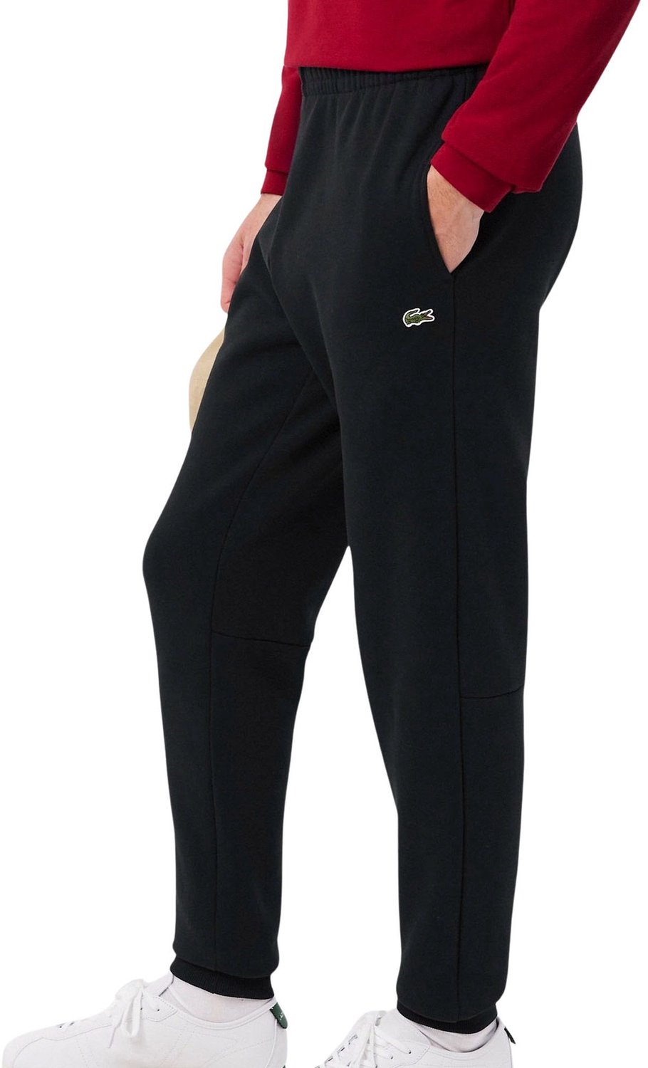 Lacoste Tapered Fit Joggingbroek Heren Zwart