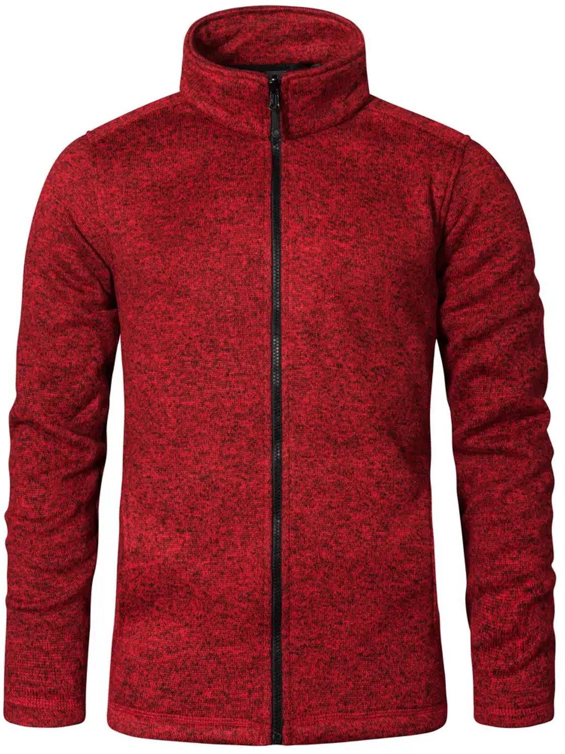 Promodoro Men´s Knit Fleece Jacket C+ E7720 Heather XXL Rood