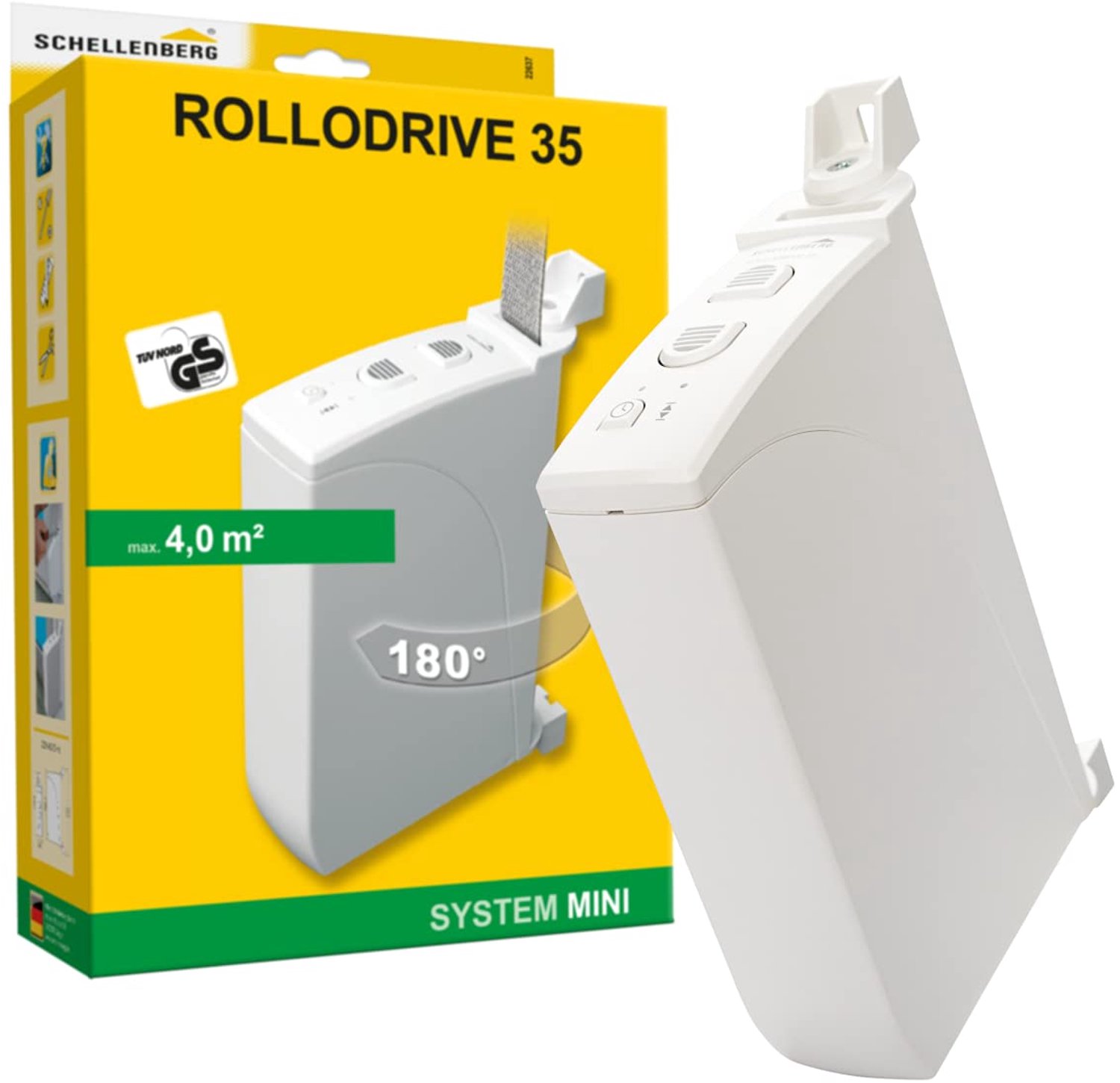 Elektrische riemwikkelaar - Opbouwmontage - Tot 4 m² rolluik