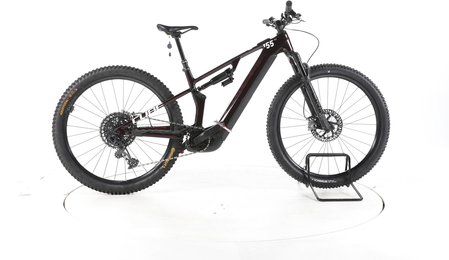 Cube Stereo Hybrid ONE55 C:68X SLX Elektrische full-suspension mountainbike Accu