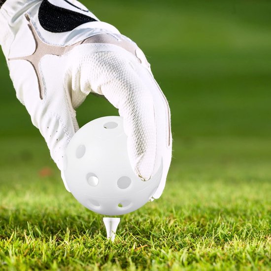 28 Stuks Golfballen voor Oefeningen, Lichte Kunststof Hollow Ballen voor Thuis en Buiten, Ideaal voor Swingtraining en Golfspelletjes — afbeelding 3