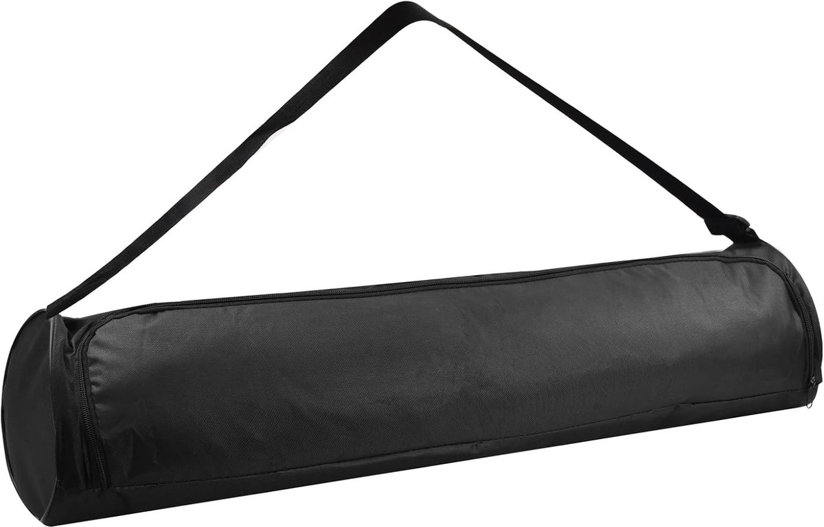Mat Tas, waterdicht, versterkte schouderriem, lichtgewicht Oxford-stof, voor yogamat, zwart, yogamattas, vrouwen en mannen