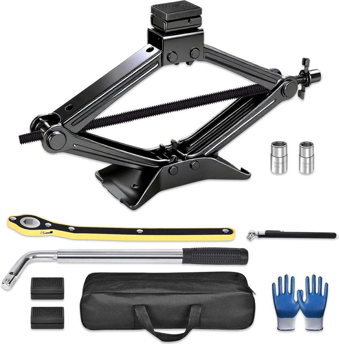 SPECILITE Scissor Lift 3t, Portable Lifting Bridge with Extra Large Steel Plate - ShopVlot