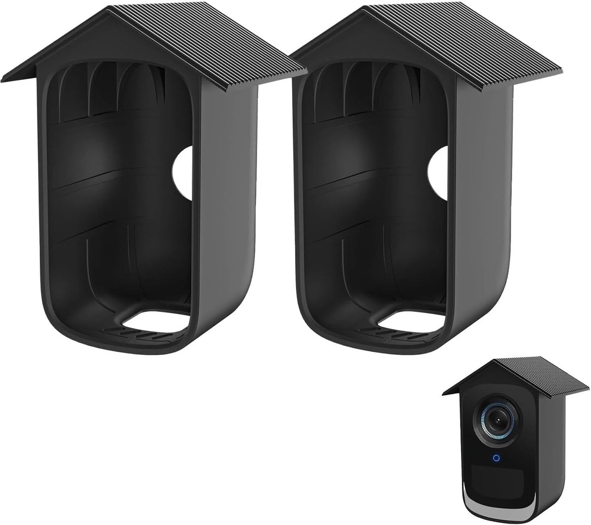 SnelShoppen - Silicone Case voor eufyCam 2C - Beschermhoes, Waterdicht, UV-Bescherming, Schokbestendig, Zacht en Duurzaam, Makkelijk te Installeren, G