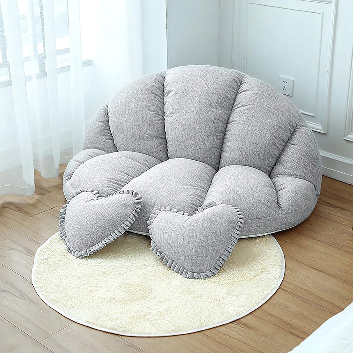 Floor Love Seat Wasbare Woonkamer Tatami Chaise Longue Balkon Liggende Opvouwbare Sofa
