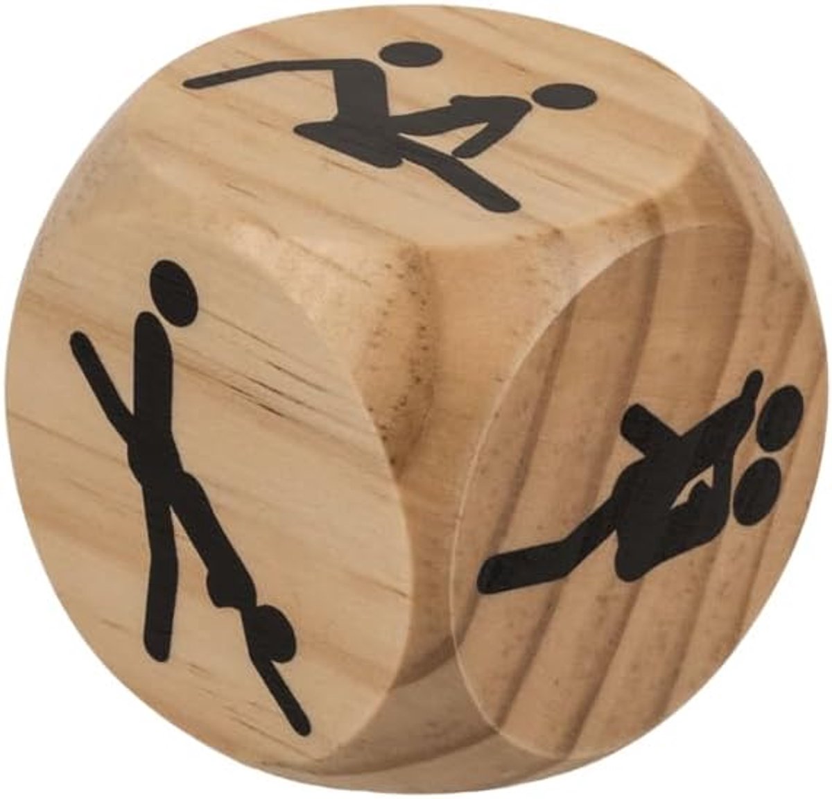 XL houten kubus 6 x 6 cm set volwassenen cadeau
