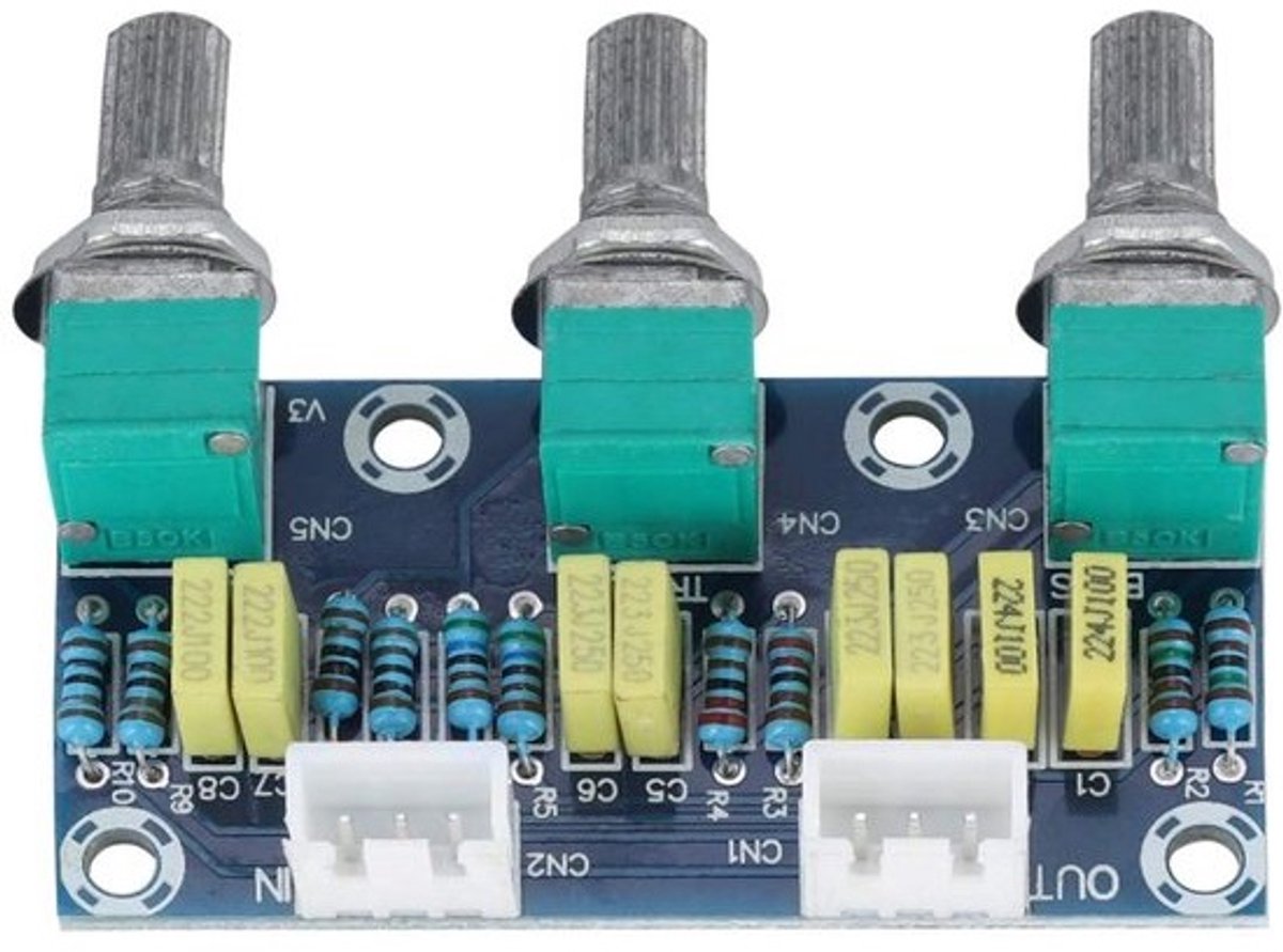 3-kanaals audio-voorversterker - Subwoofer-eindversterkermodule - Hoge prestaties