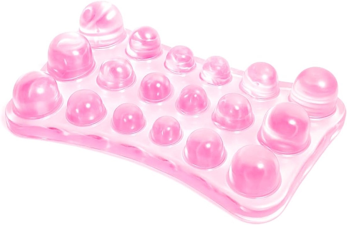 Polssteun pad voor muis koele siliconen gel ergonomische pols pijnverlichting muis polssteun pad met massage ontwerp voor kantoor, school, thuis, laptop en computermuis (roze)