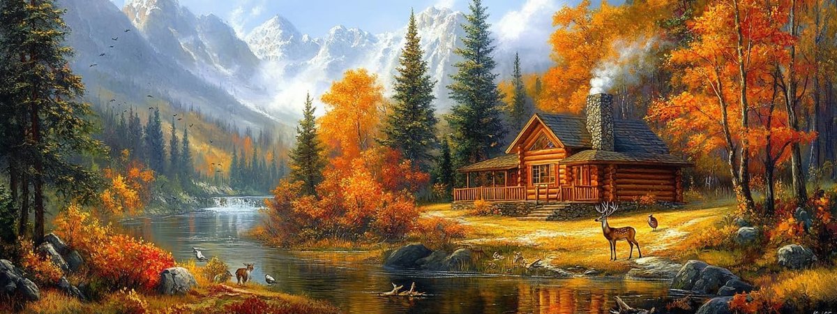 5D Groot Diamond Painting Kits Landschap, DIY Diamant Schilderij Kit Herfst Ronde Boor Crystal Strass Kruissteek Diamond Painting Foto's Voor for Home Wall Decoratie 30x80 cm