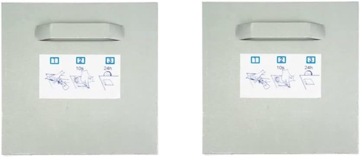 Bevestigingsset fotohouder spiegelhouder Dibond-ophang kleefplaten (2x houder, 100x100mm)