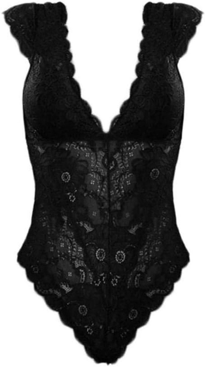 Sexy dames erotische lingerie Vrouwen Transparante Bodysuit Backless Ondergoed Slaap Jumpsuit Bodysuits
