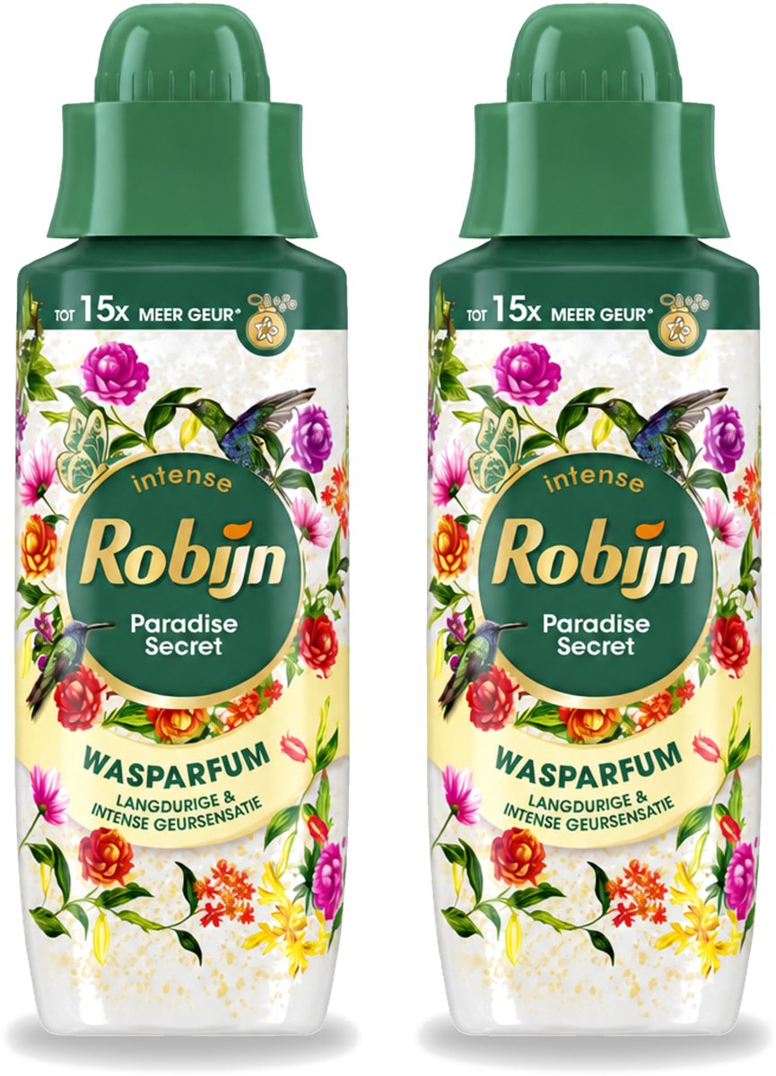 2 x Robijn – Wasparfum – Paradise Secret – 342 ml - Voordeelverpakking - 2 stuks