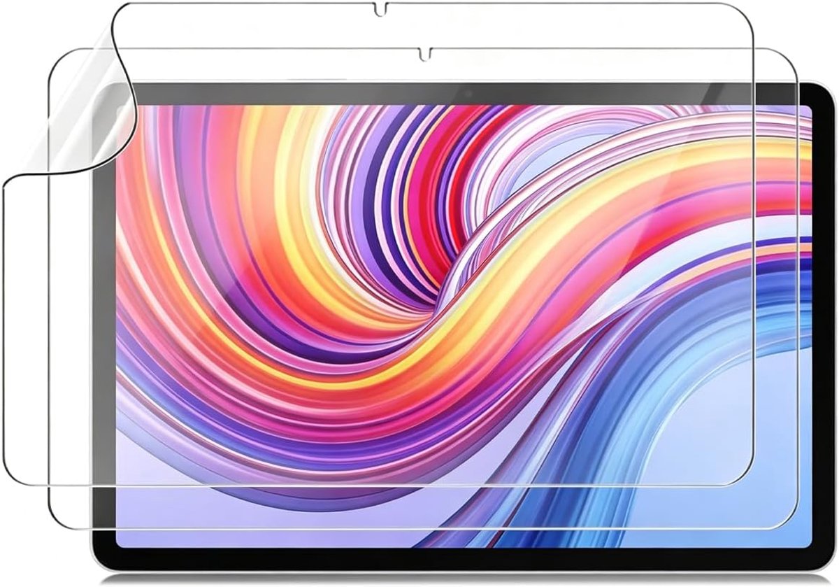 [2 stuks] Papiereffectfolie voor Xiaomi Redmi Pad Pro 4G/5G/Pad 2 Pro/Poco Pad/M1 12,1 inch, Feel Like Matte Paper TPU-folie voor het tekenen van schetsen, schrijven, anti-vingerafdruk/reflectie