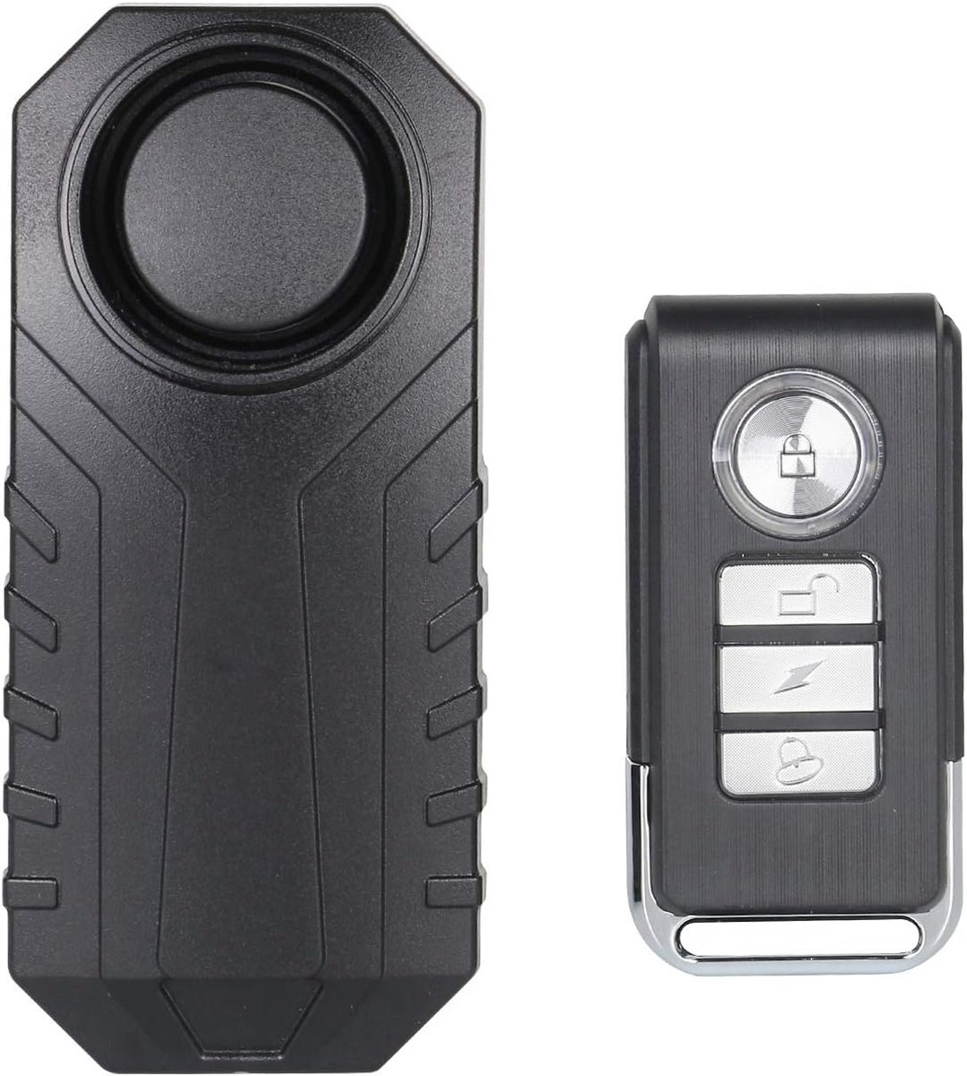 Fiets- en motordiefstalalarm, met afstandsbediening, 113 decibel superluid (1 stuk)