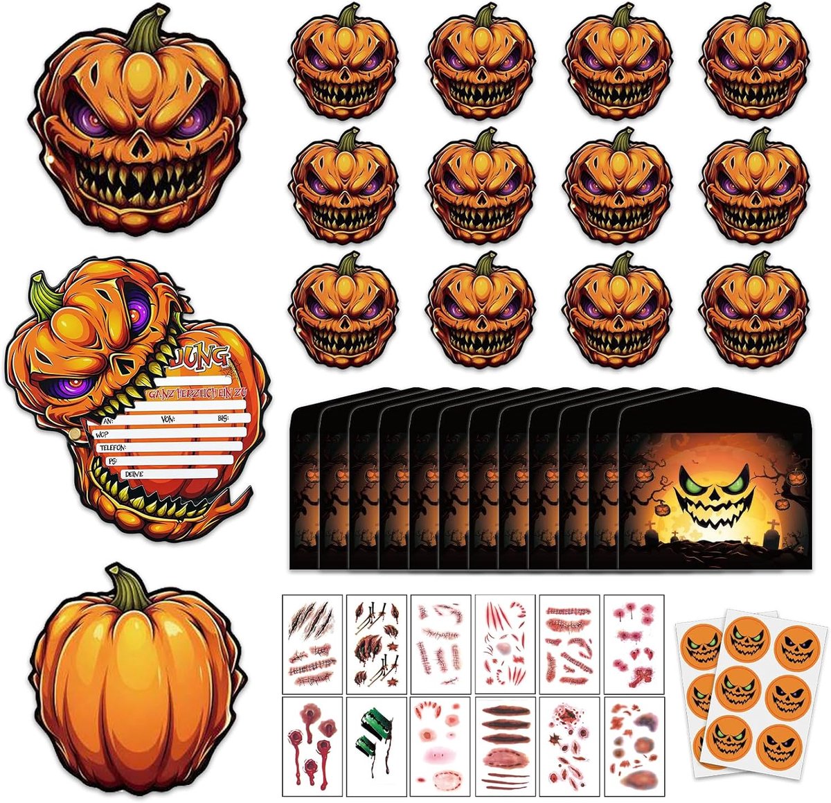Uitnodigingskaarten, Halloween, kinderen, Halloween-party, uitnodiging, Halloween, kinderen, Halloween-kaart, uitnodiging voor Halloween-party, griezelig feest