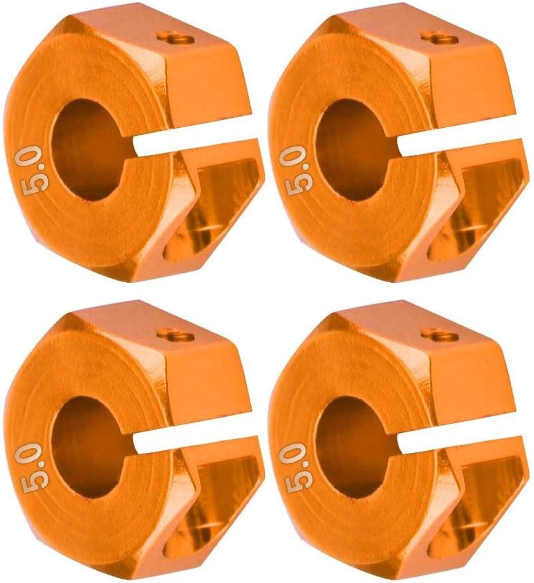 Hex Hub Adapter, 12mm Universal for 1/10 Scale RC Car, 5mm Wheel Hex Hub Adapter geschikt voor HSP