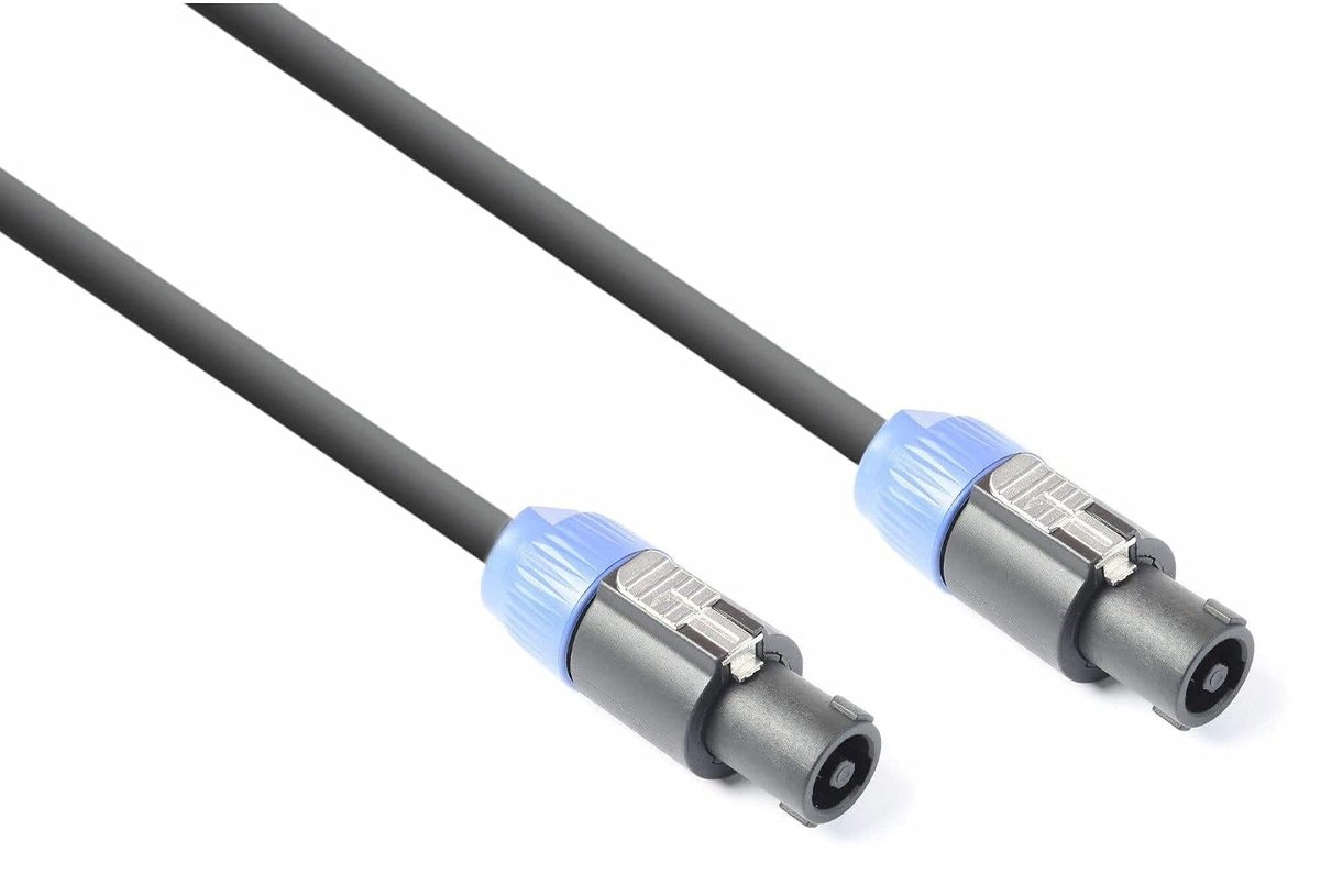 Speaker kabel Speakon NL2 2x 2,5mm2 - 5 m - hoge kwaliteit - storingvrij - ideaal voor versterker en luidspreker - ShopVlot