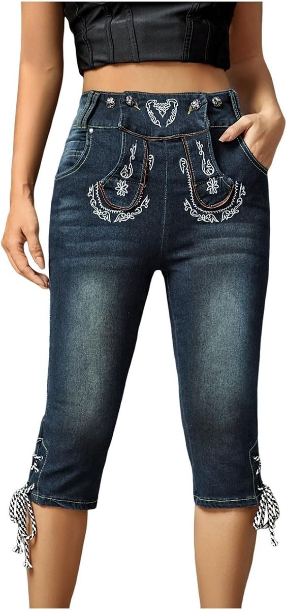 Broek Dames Zomer Brede Hoge Taille Vloeiend Casual Chic Strand Bohemian Losse Rechte Katoen Lichtgewicht met Zakken Mode A251