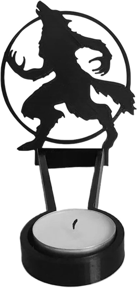 Kaarsenhouder Opvouwbare Halloween Enge Schaduwprojector