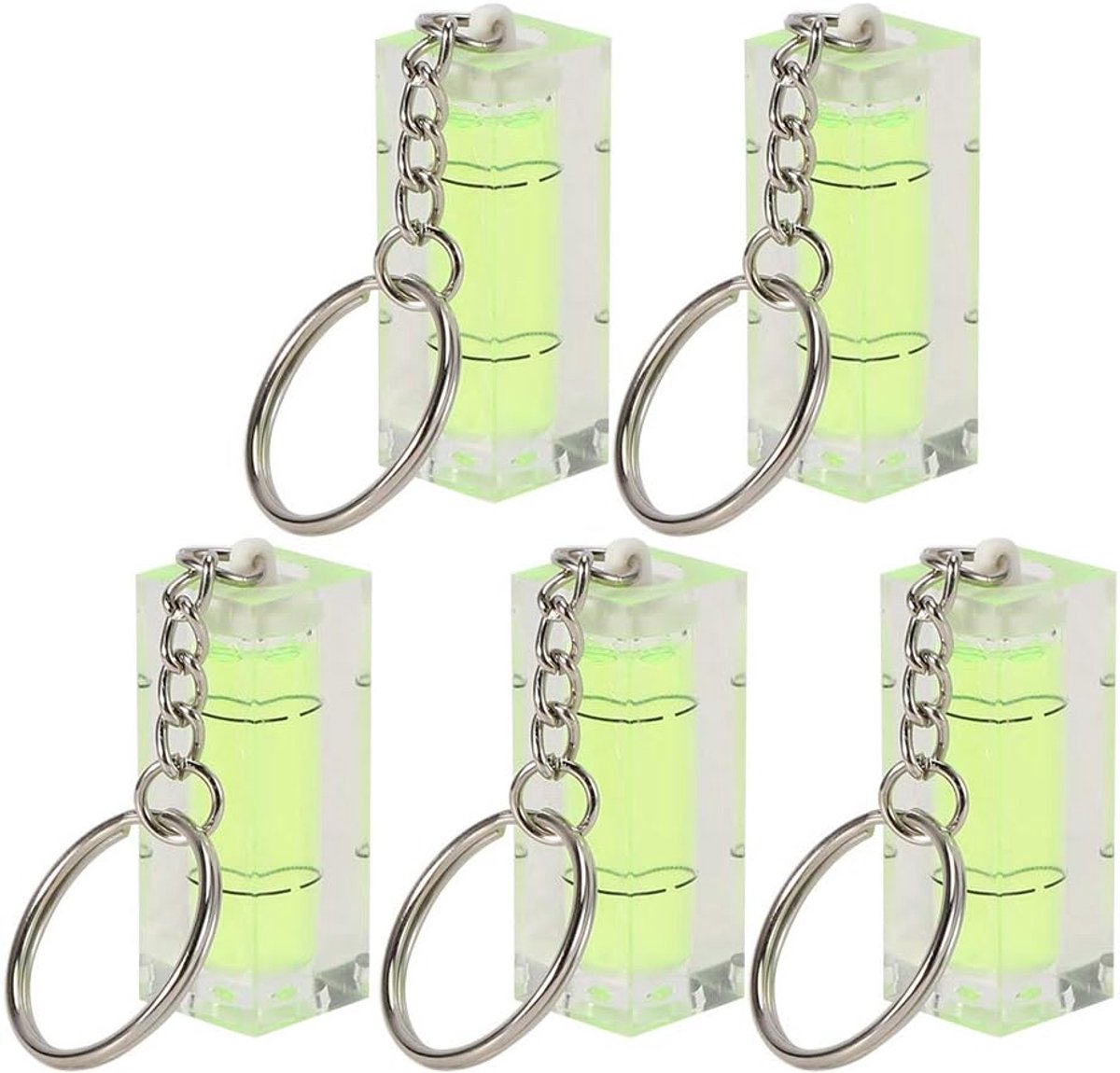 Waterpassen met hoge precisie en vierkante waterpas met sleutelhanger voor statieven, machines en schilderijophangingen