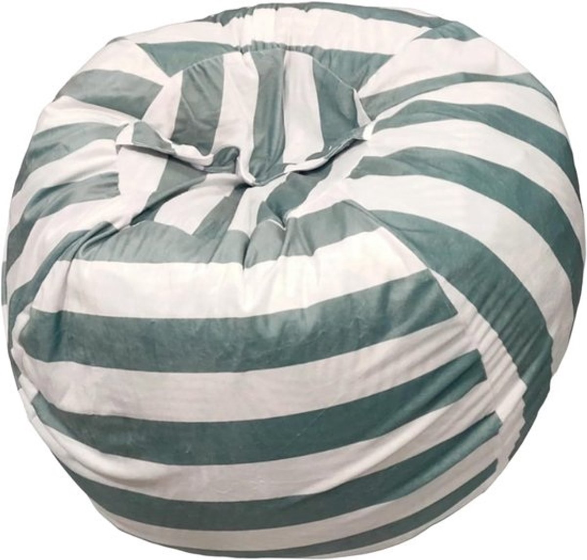 Zitzak Pluche Dier - Speelgoed Organizer Stoel - Opbergen en Zitten - Dubbel Gestikt - 96 cm - Grijs