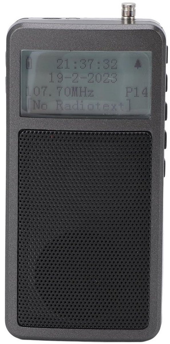 Dailygoods- FM Radio Draagbaar - Handheld Bluetooth Radio - 30 Opslagbare Stations - Oplaadbare Batterij - Stereo Geluidseffect - ABS Materiaal - Draagbare Radio