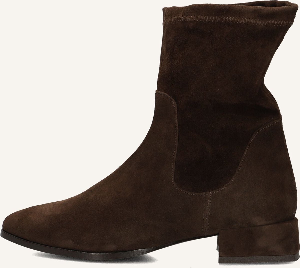 Notre-V 25150 Enkellaarsjes Dames - Bruin - Maat 36