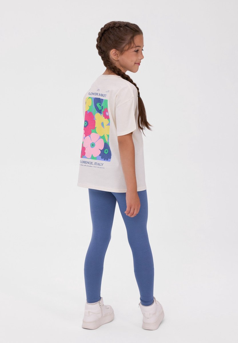 Minoti Kledingset meisjes met botanische print - 4-delig