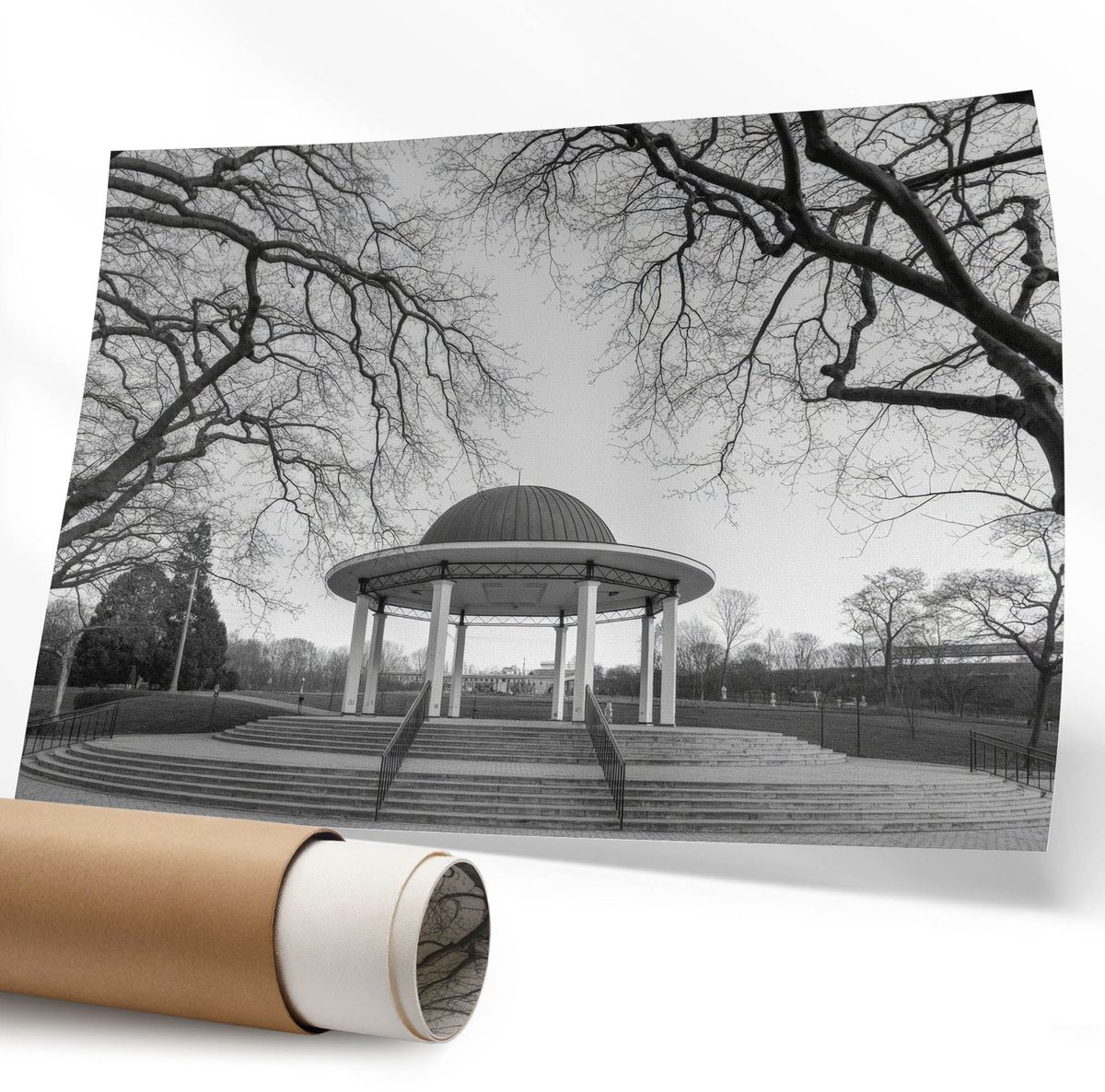 Coloray Polycanvas Wandposter - Bosvrede, Fotografie - 594 x 840 mm - Groen Wanddecoratie - Rechthoek - Wandkunstwerk - Slaapkamer - Klassiek