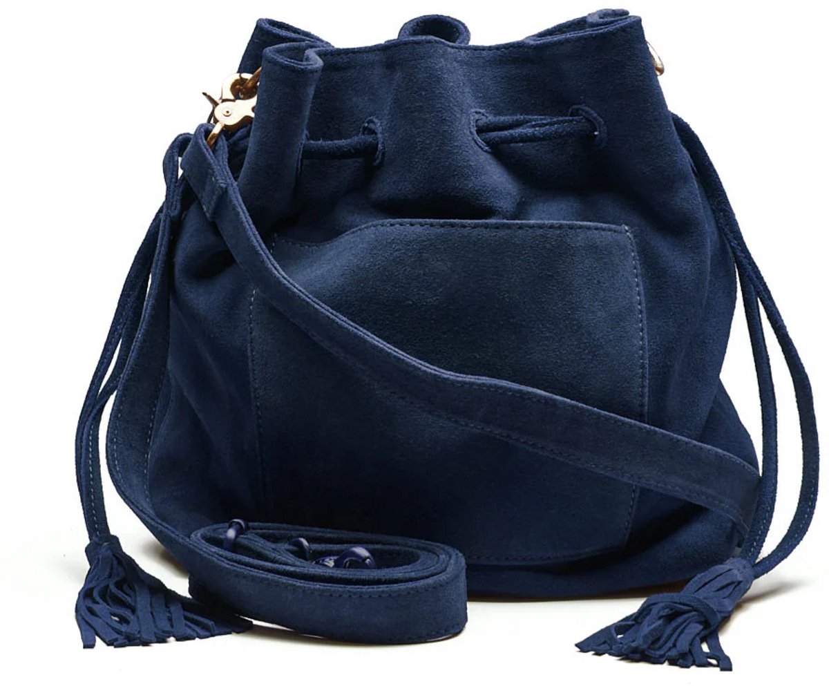 Chabo Bags Buideltas Suede Posse Pouch - Navy Blue03