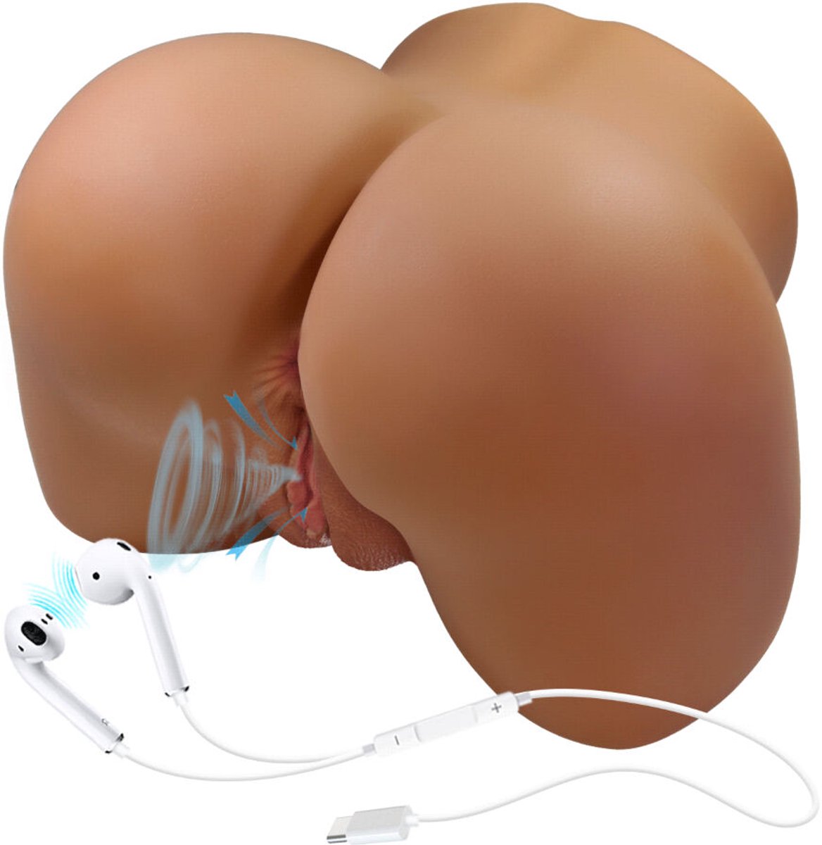 CRAZY BULL Masturbator With Vibration, Suction Efect And Voice 11 Kg