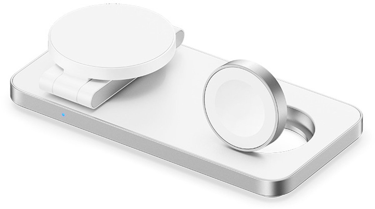 Draadloze oplader, 3-in-1 laadstation geschikt voor Apple opvouwbare inductieve draadloze oplader geschikt voor iPhone 16 15 14 13 12, Apple Watch 10/9/8/7/6/SE/5/4/3/, AirPods Pro