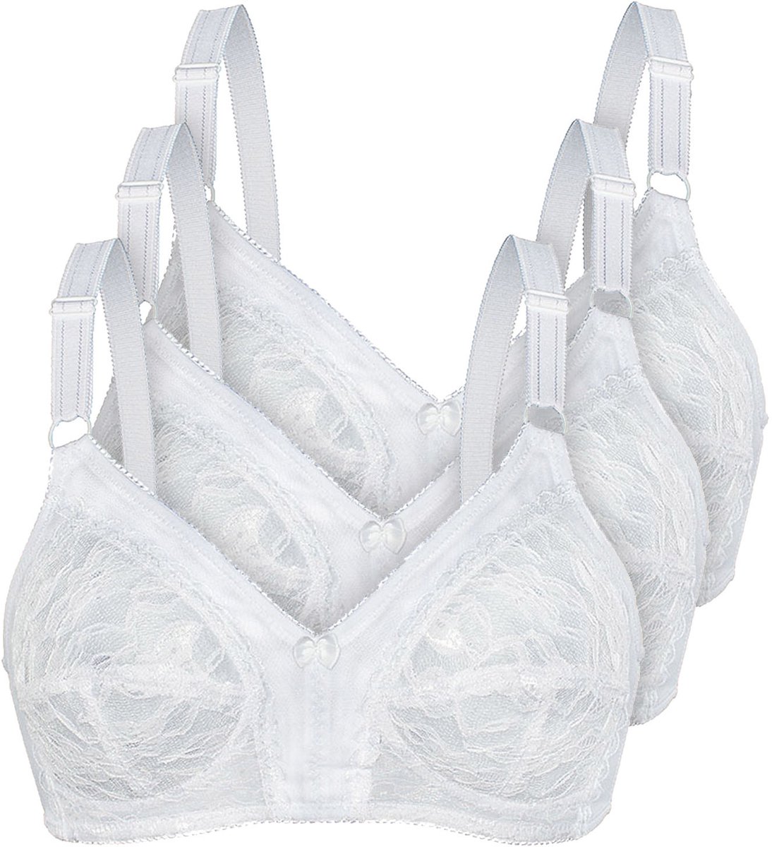 3-pack Zachte bh Inzetstuk Functional Bras