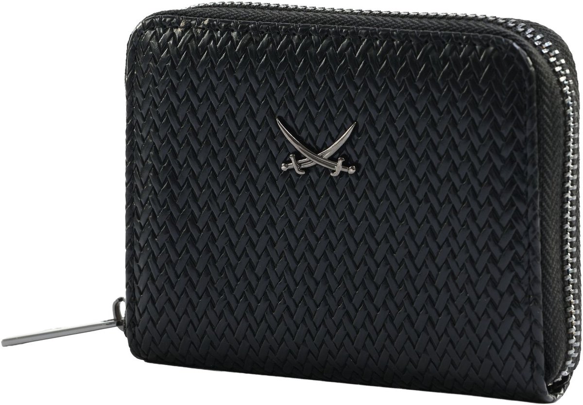 Sansibar kaarthoes Zip Wallet Black zwart