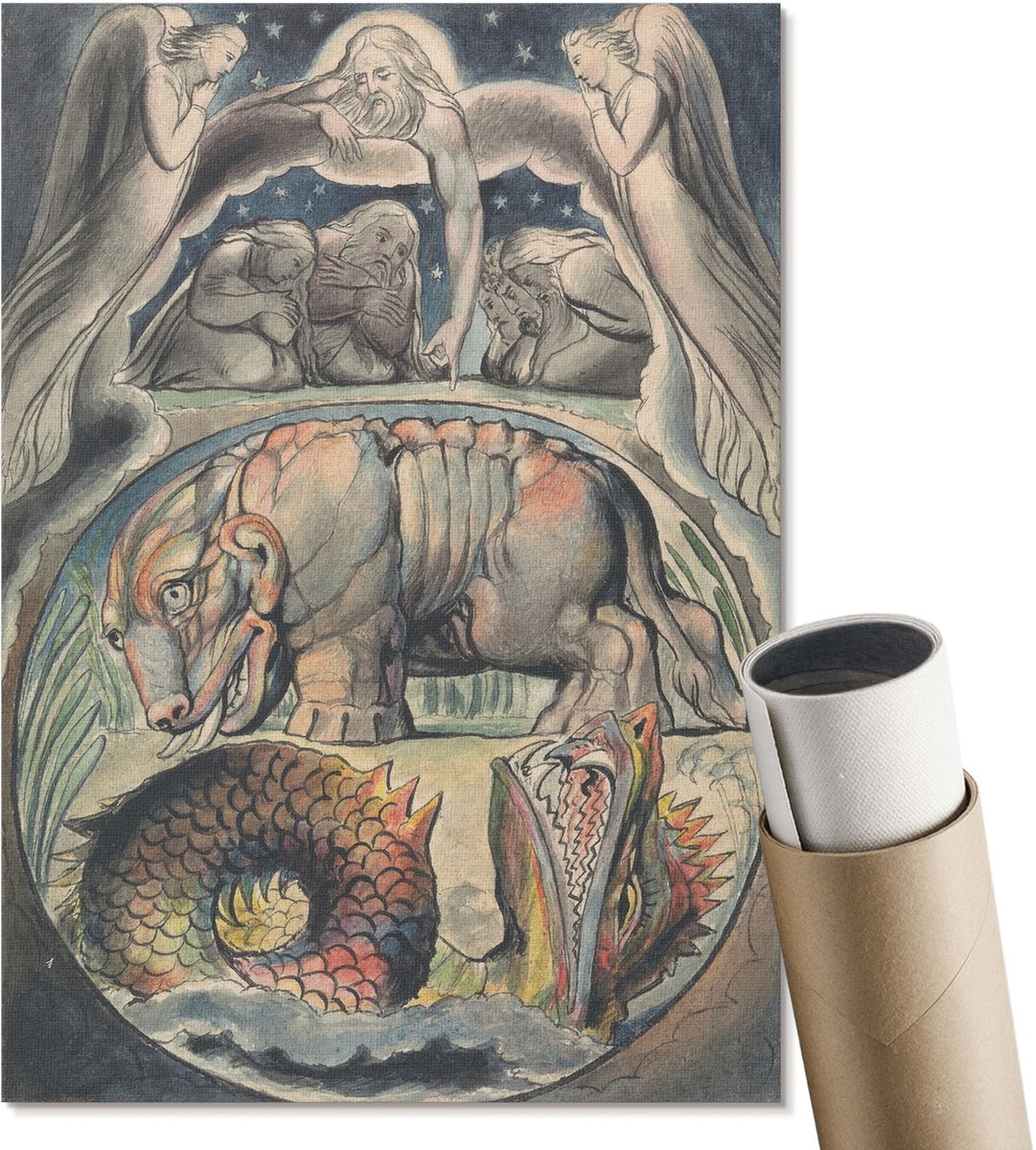 Coloray Polycanvas Wandposter - Bosavontuur, Fotografie - A3 - Groen Kunst - Rechthoek - Wandkunstwerk - Woonkamer, Slaapkamer, Kantoor - Klassiek