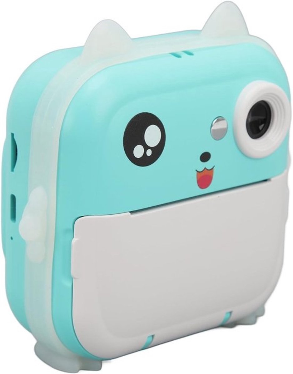Kinder Camera - Digitale Camera - Direct Printen - 800mAh Batterij - 2.4 Inch Scherm - Blauw
