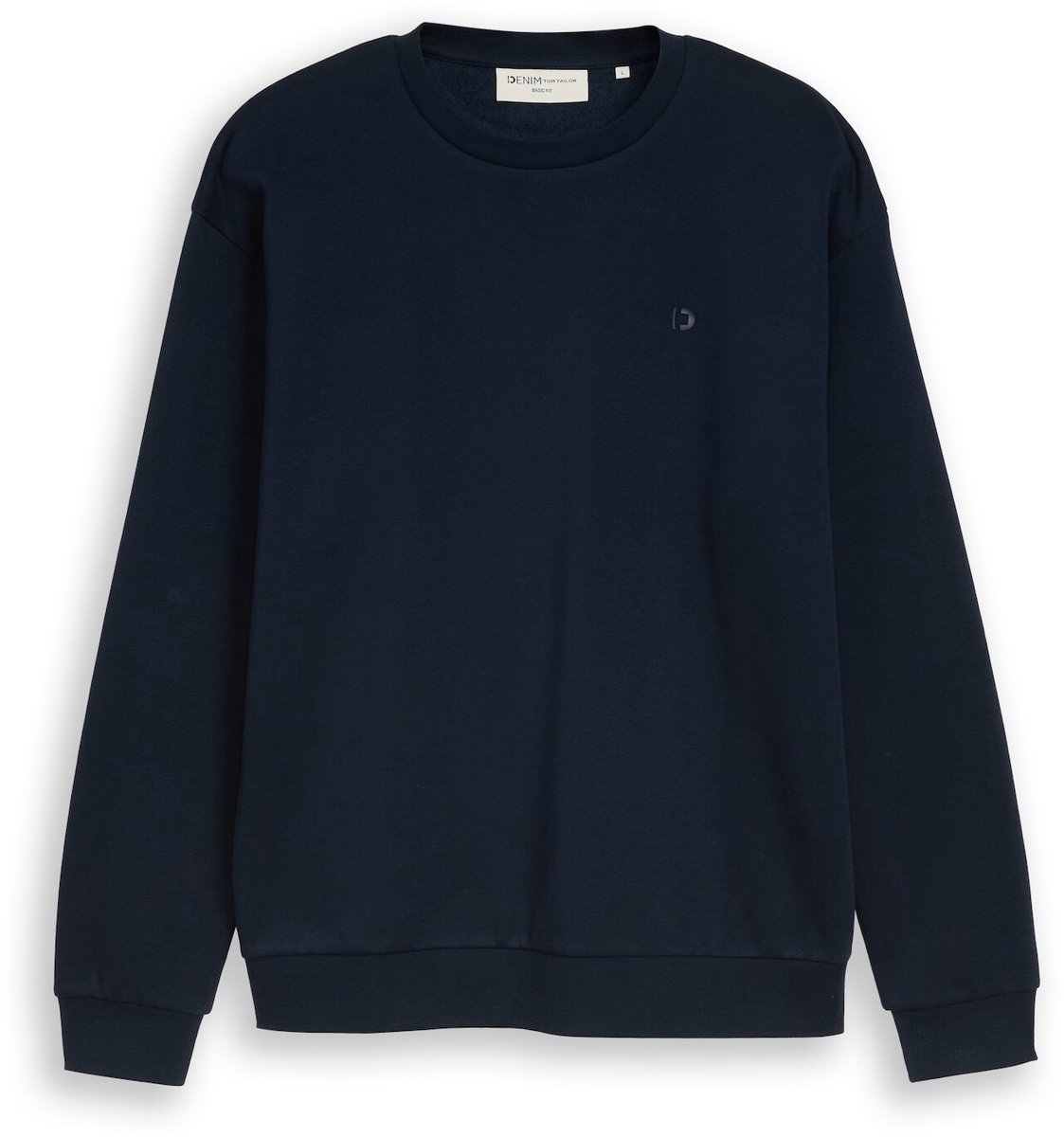 Tom Tailor Denim - Basic sweatshirt - Maat M - sky captain blue