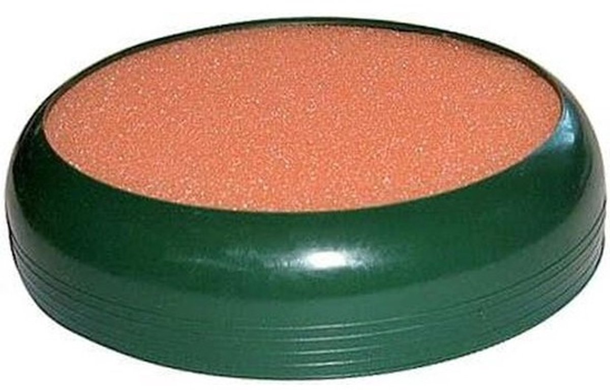 Vochtigheidsdispenser - Papierbevochtiger - Brieven Sluiten - Met Rode Spons - 10 cm Diameter - Groen