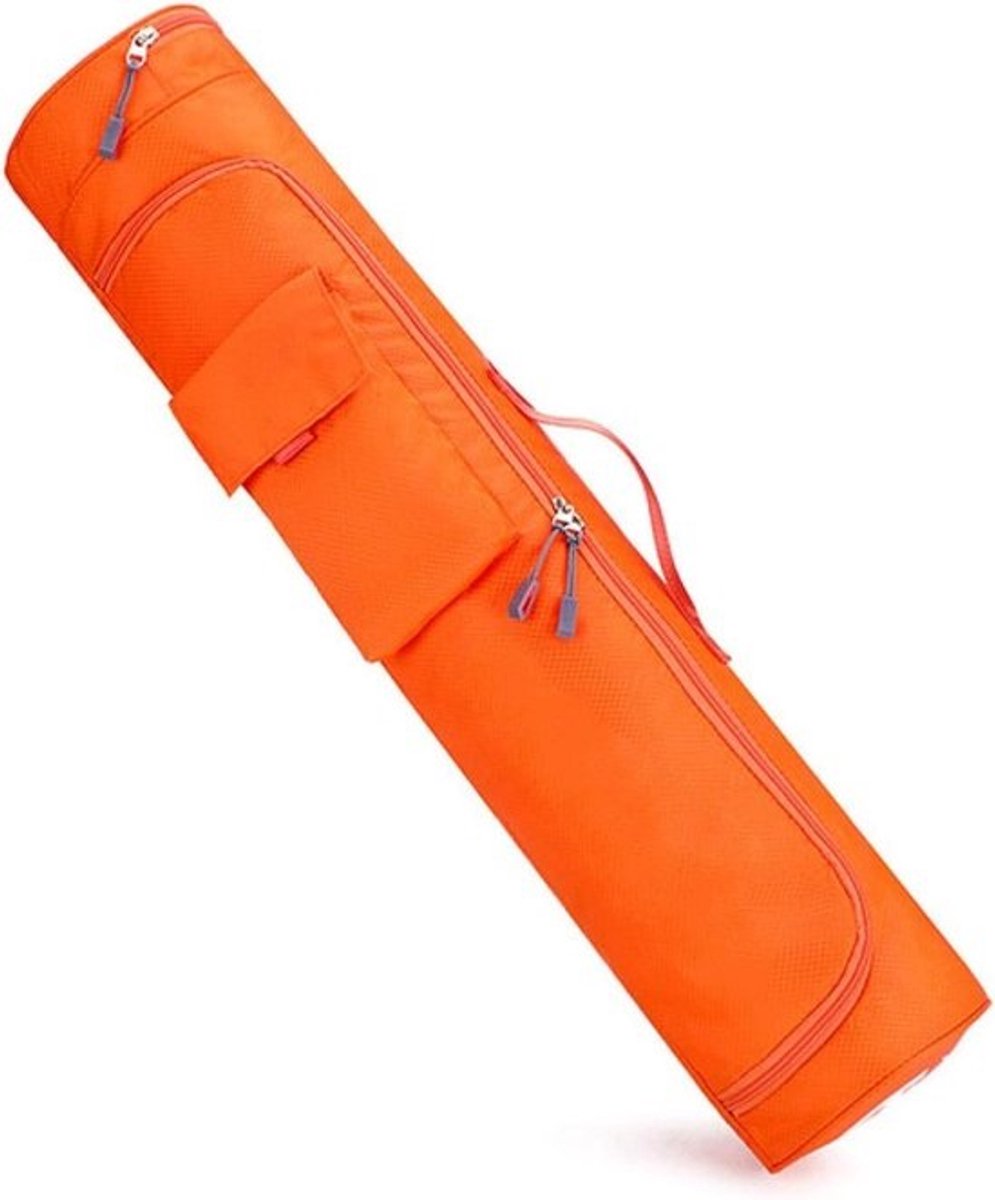 Reis yogamat tas - Sporttas multifunctioneel - Fitness en reizen - Grote capaciteit - 20-35L - Oranje