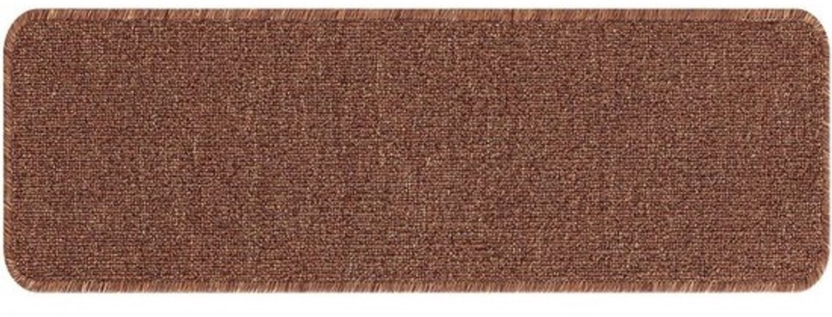 Trapmatten - Treden tapijt - Veilig traplopen - Antislip ontwerp - 60 x 25 cm - Donkergeel